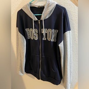 Boston Sweatshirt with Hoodie Woman